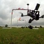 Carrera de drones del equipo Mad Dogs