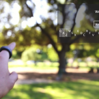 Dron parrot controlado con un Nod Ring controller