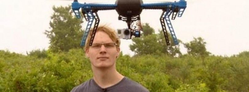 Austin Haughwout aparece en la revista Inside Edition por su dron equipado con una pistola