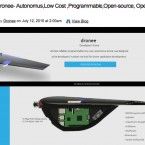 The Dronee, un proyecto de bajo coste, autónomo, programable y open source y open hardware