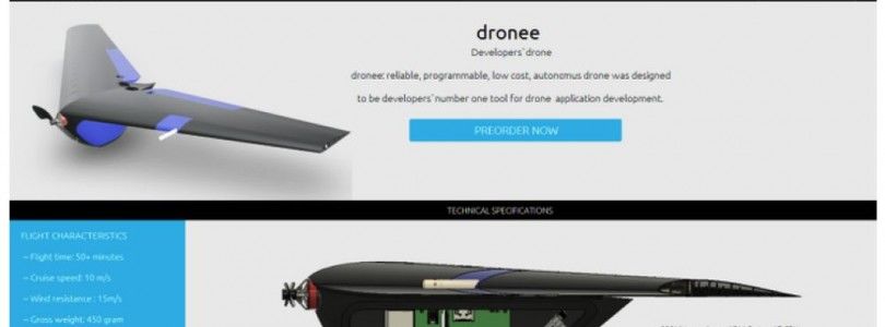 The Dronee, un proyecto de bajo coste, autónomo, programable y open source y open hardware