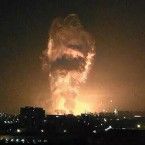 Usan drones para ayudar a apagar el fuego en Tianjin