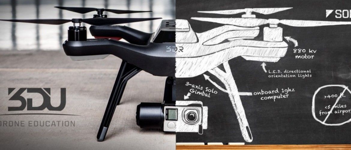 3D Robotics, mueve ficha, lanza su programa de aprendizaje llamado 3DU