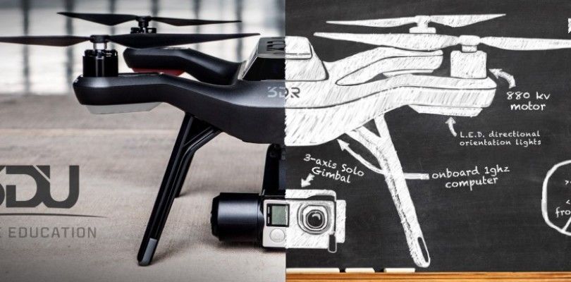 3D Robotics, mueve ficha, lanza su programa de aprendizaje llamado 3DU