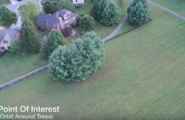 Vídeo mostrando el DJI Inspire 1 con los distintos modos de Waypoints y girando alrededor de un punto de interés