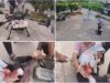 Una mujer china sufre graves heridas tras colisionar con dron agrícola