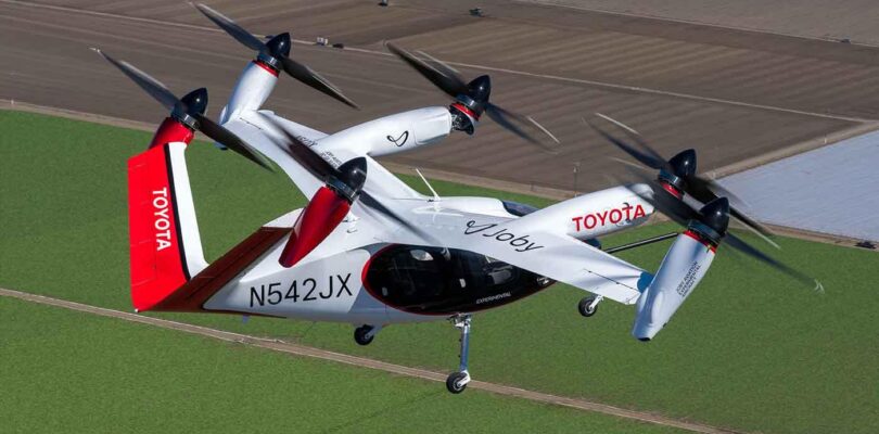 Toyota invierte 465 millones de euros en Joby Aviation para impulsar la certificación de eVTOL