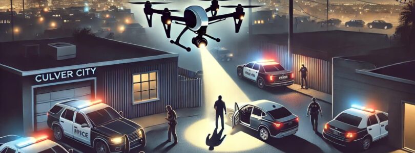 Uso de drones eficaz: la policía de Culver City captura a un ladrón de coches durante la noche