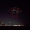 AC Milan deslumbrante: Dubai Sky presenta drones en su 125º aniversario